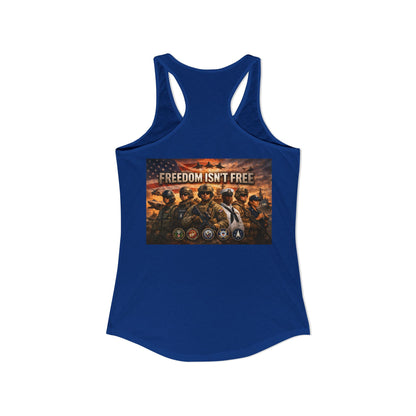 Freedom Isn't Free Women's Racerback Tank