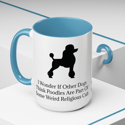 I Wonder 2-Tone Coffee Mug