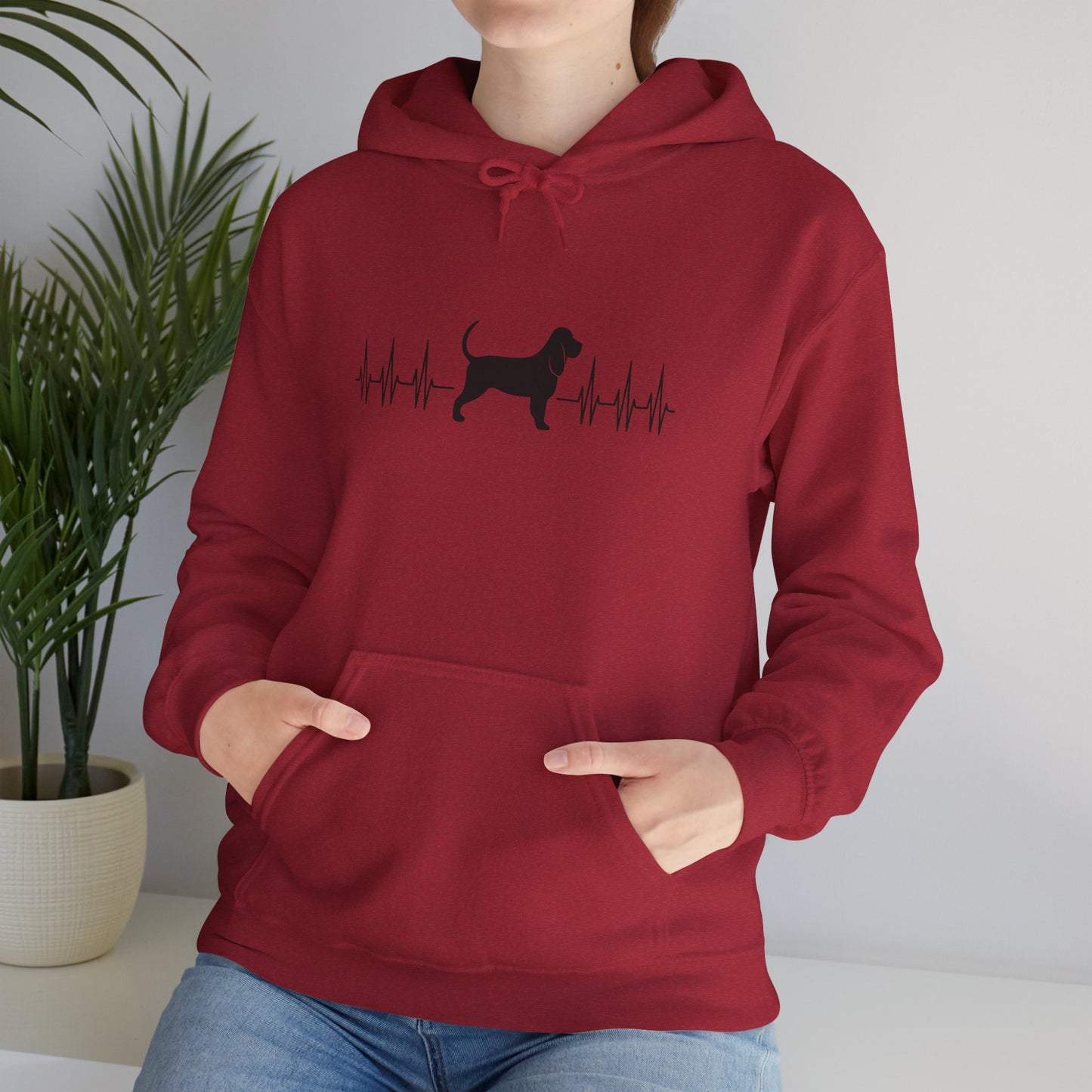 My Heart Beats For Bloodhounds Unisex Hoodie