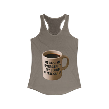 Blood Type Women's Racerback Tank