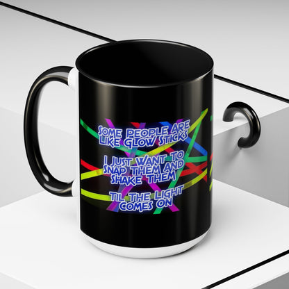 Glow Sticks 2-Tone Coffee Mug