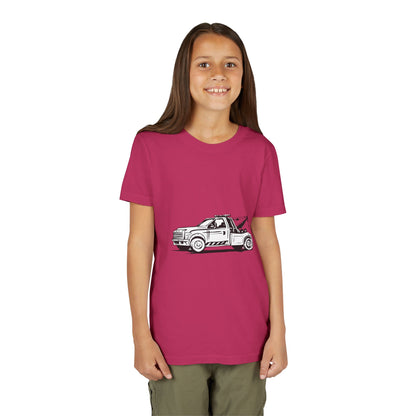Wheel Lift Tow Truck Youth Unisex Short Sleeve Crewneck Tee