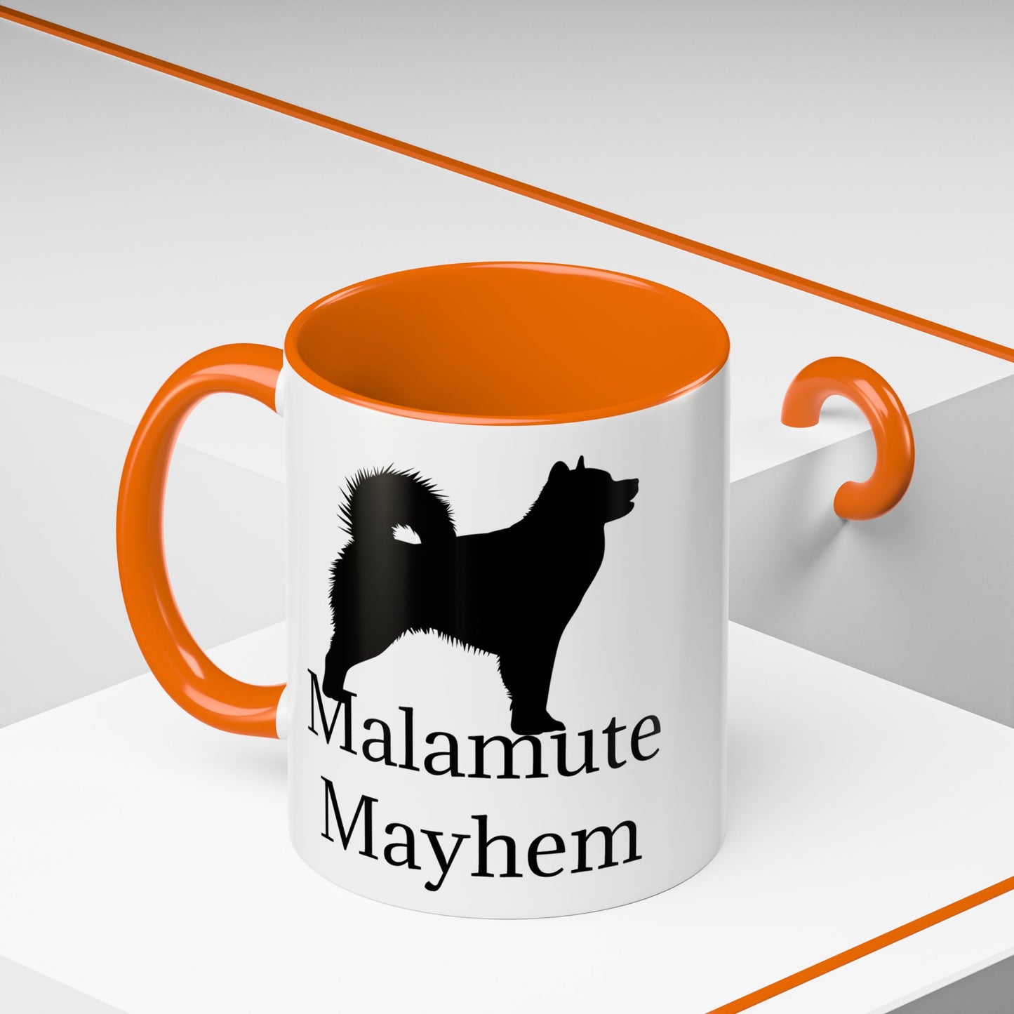 Malamute Mayhem 2-Tone Coffee Mug