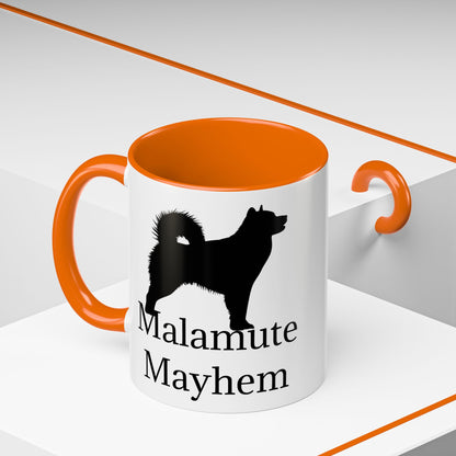 Malamute Mayhem 2-Tone Coffee Mug