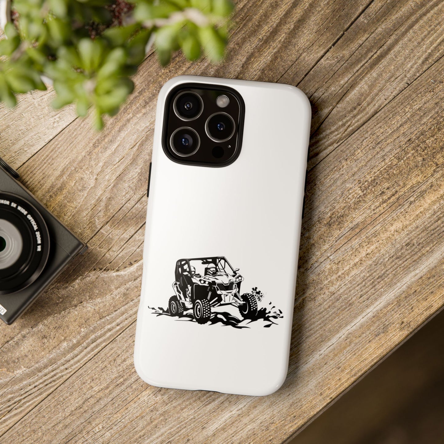 Slingin' Mud Side By Side iPhone Case