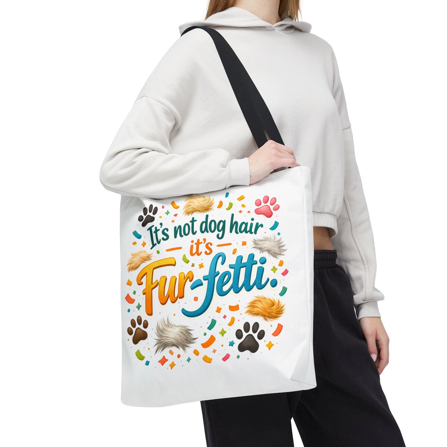 Fur-Fetti Dog Tote Bag