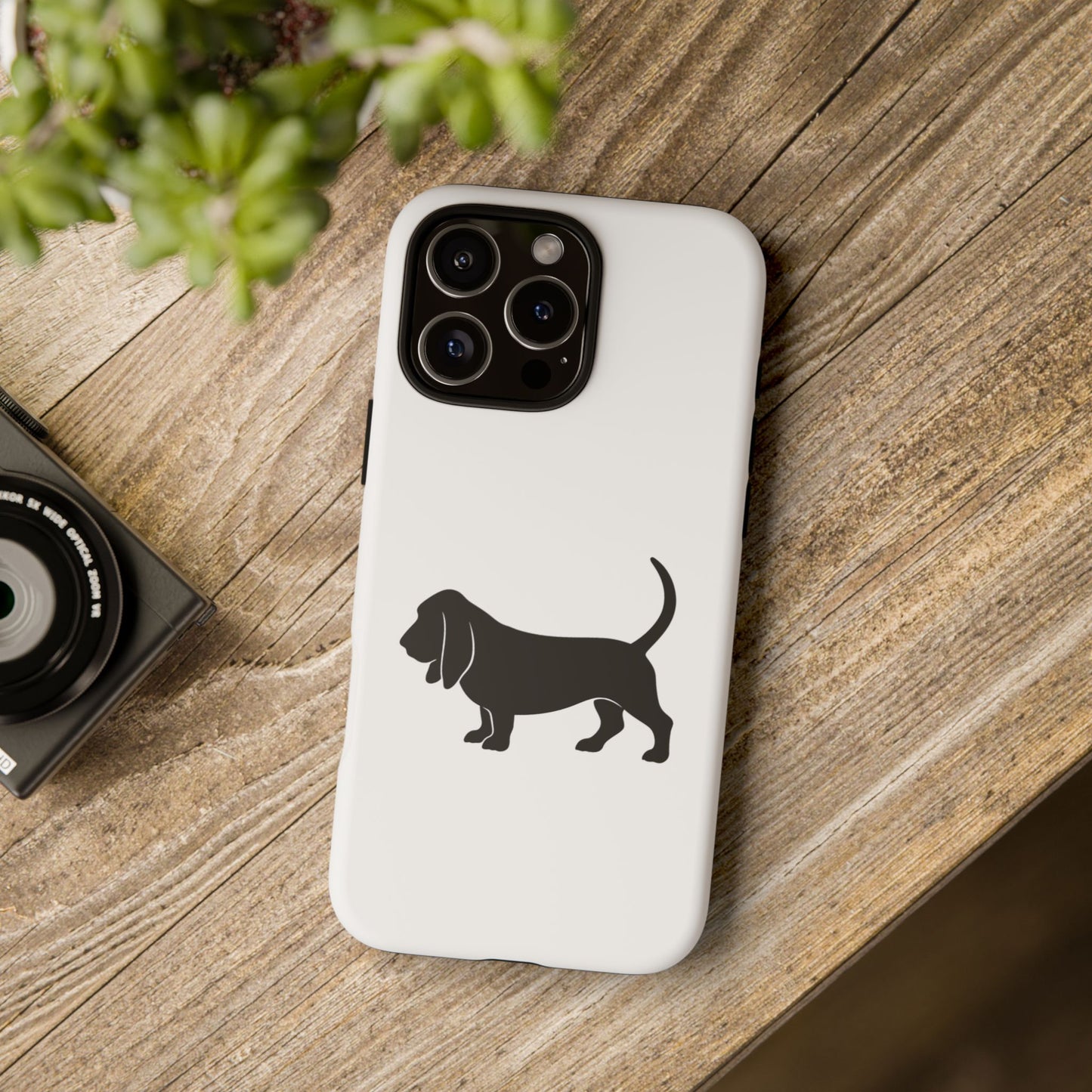 Basset Silhouette iPhone Case