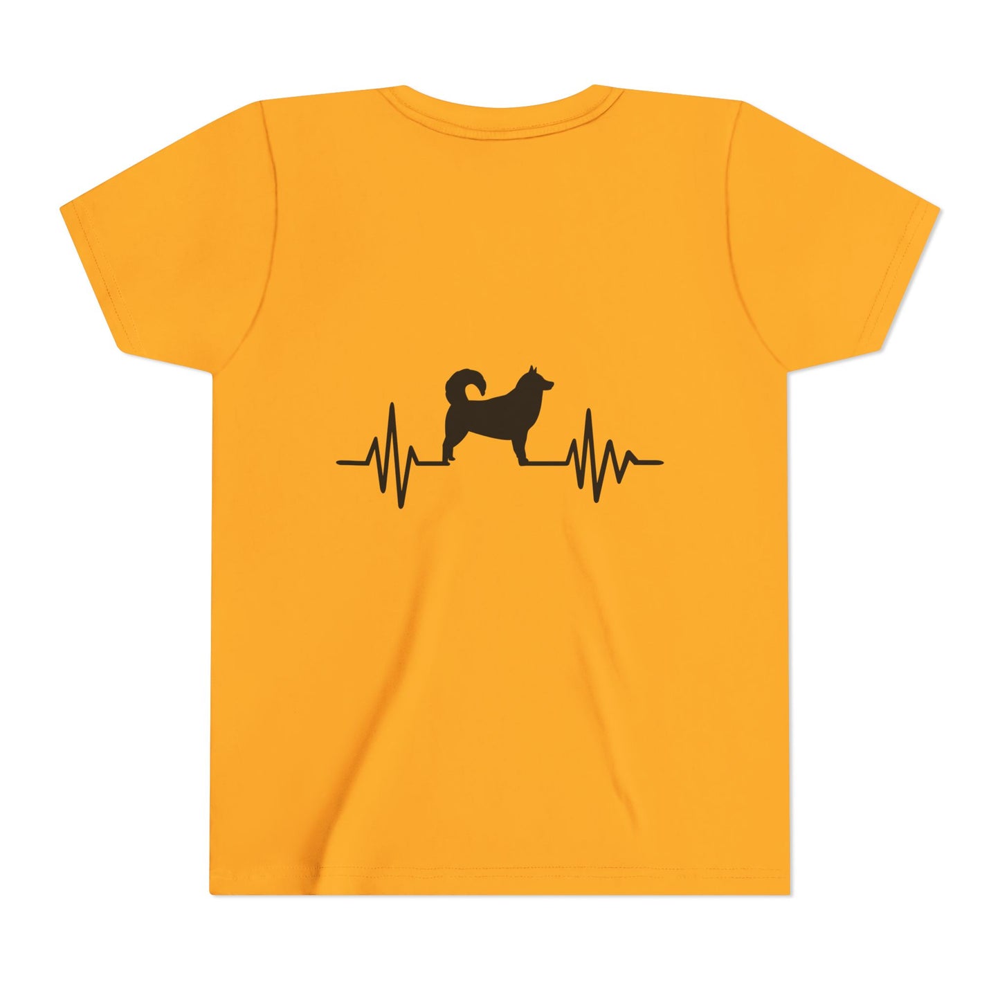 My Heart Beats For Malamutes Youth Unisex Short Sleeve Crewneck Tee