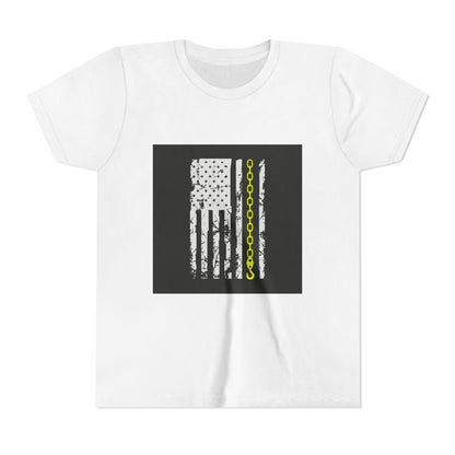 Thin Yellow Line Youth Unisex Short Sleeve Crewneck Tee