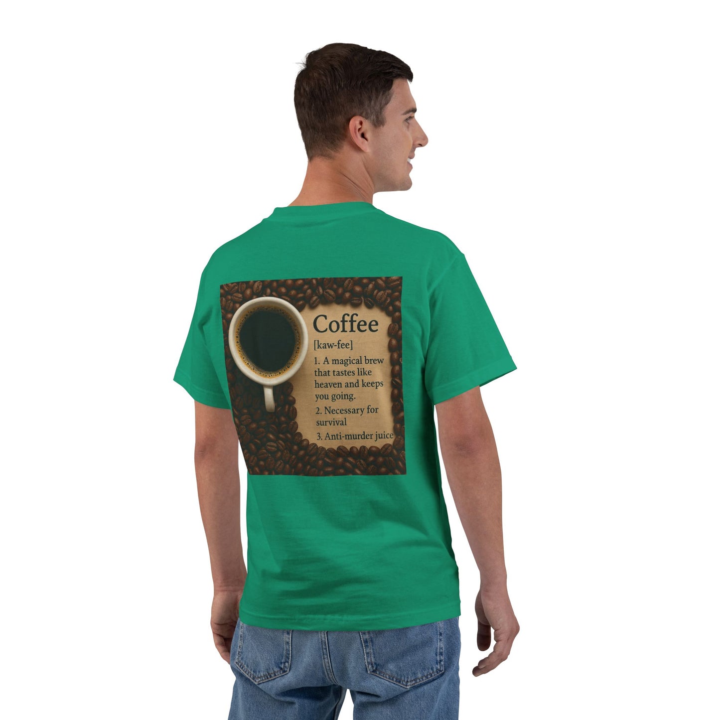 Coffee Definition Men's Short-Sleeve Crewneck Tee