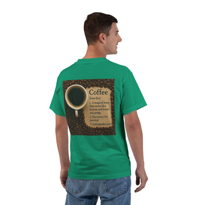 Coffee Definition Men's Short-Sleeve Crewneck Tee