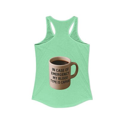 Blood Type Women's Racerback Tank