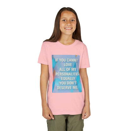 All Of My Personalities Youth Unisex Short Sleeve Crewneck Tee