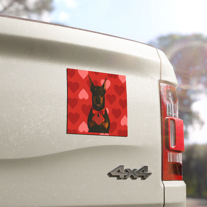 Cupid's Companion Doberman Indoor/Outdoor Magnet