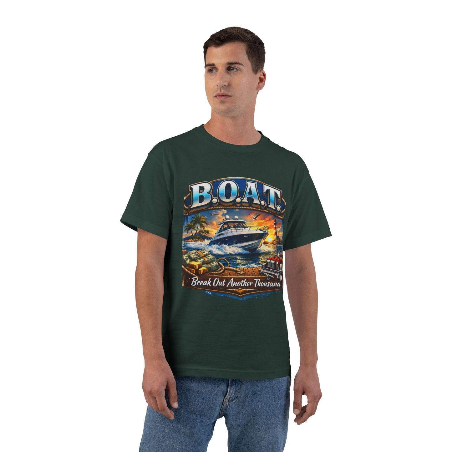 B.O.A.T. Men's Short-Sleeve Crewneck Tee