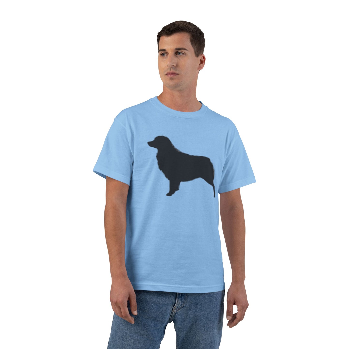 Aussie Silhouette Men's Short-Sleeve Crewneck Tee