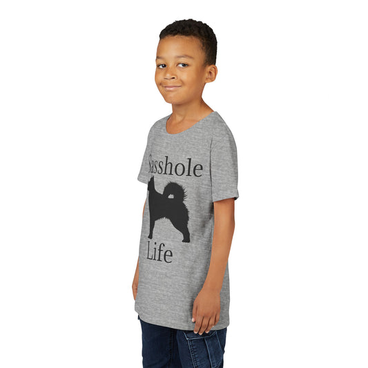 Sasshole Life Youth Unisex Short Sleeve Crewneck Tee