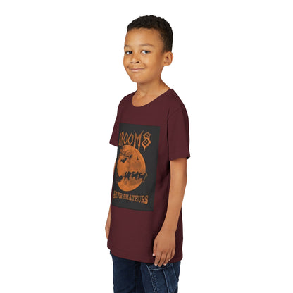 Brooms Are For Amateurs Youth Unisex Short Sleeve Crewneck Tee