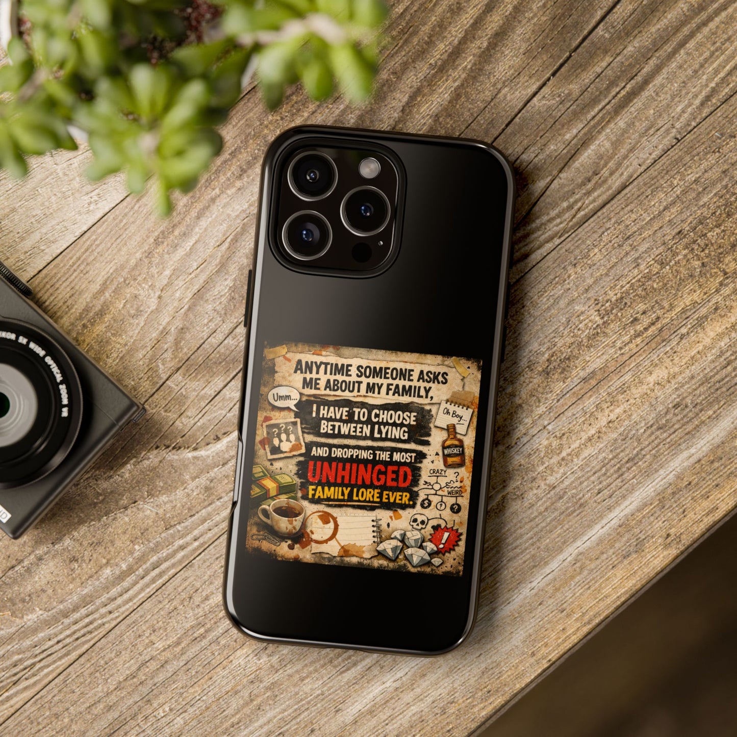 Unhinged Family iPhone Case