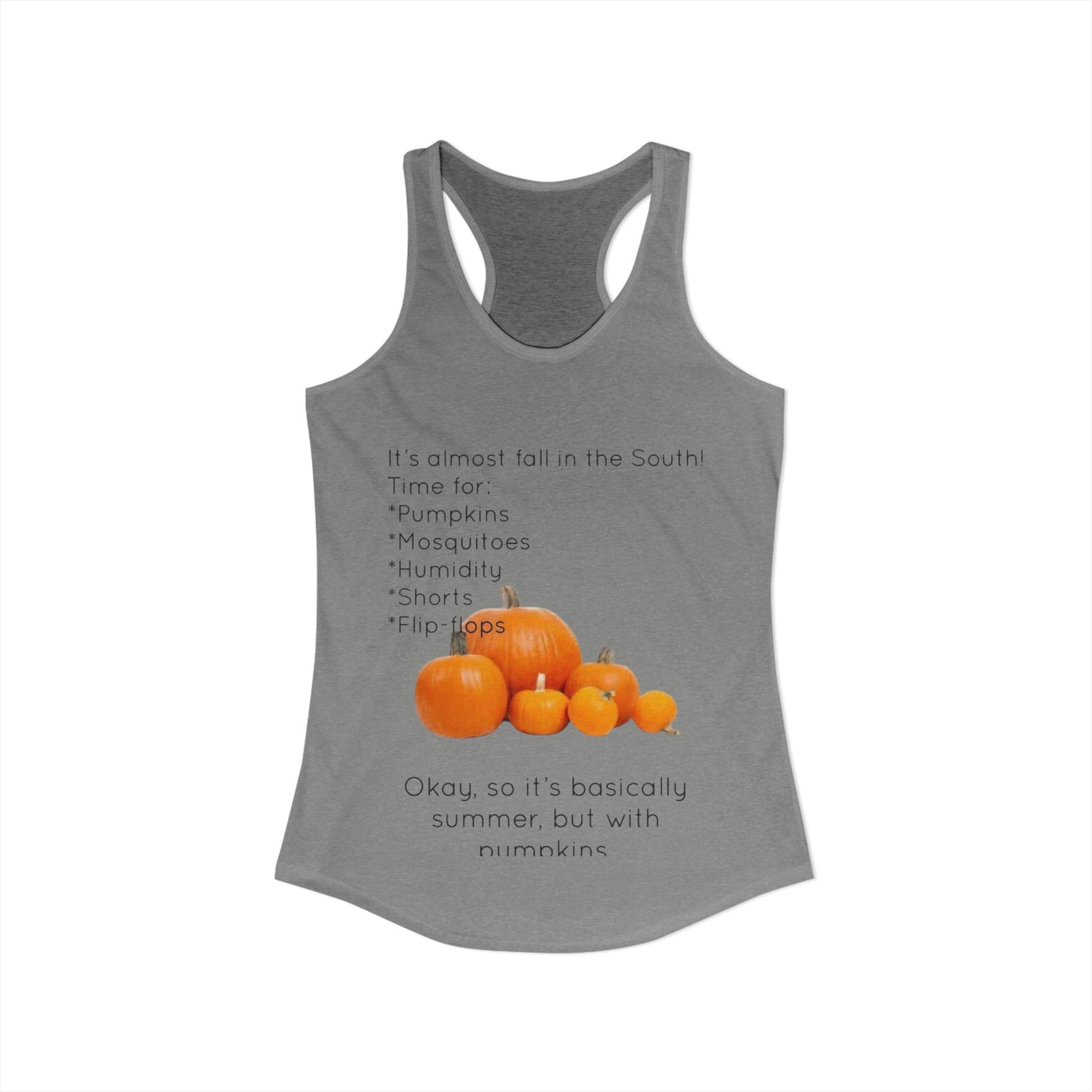Fall In The South Women's Racerback Tank