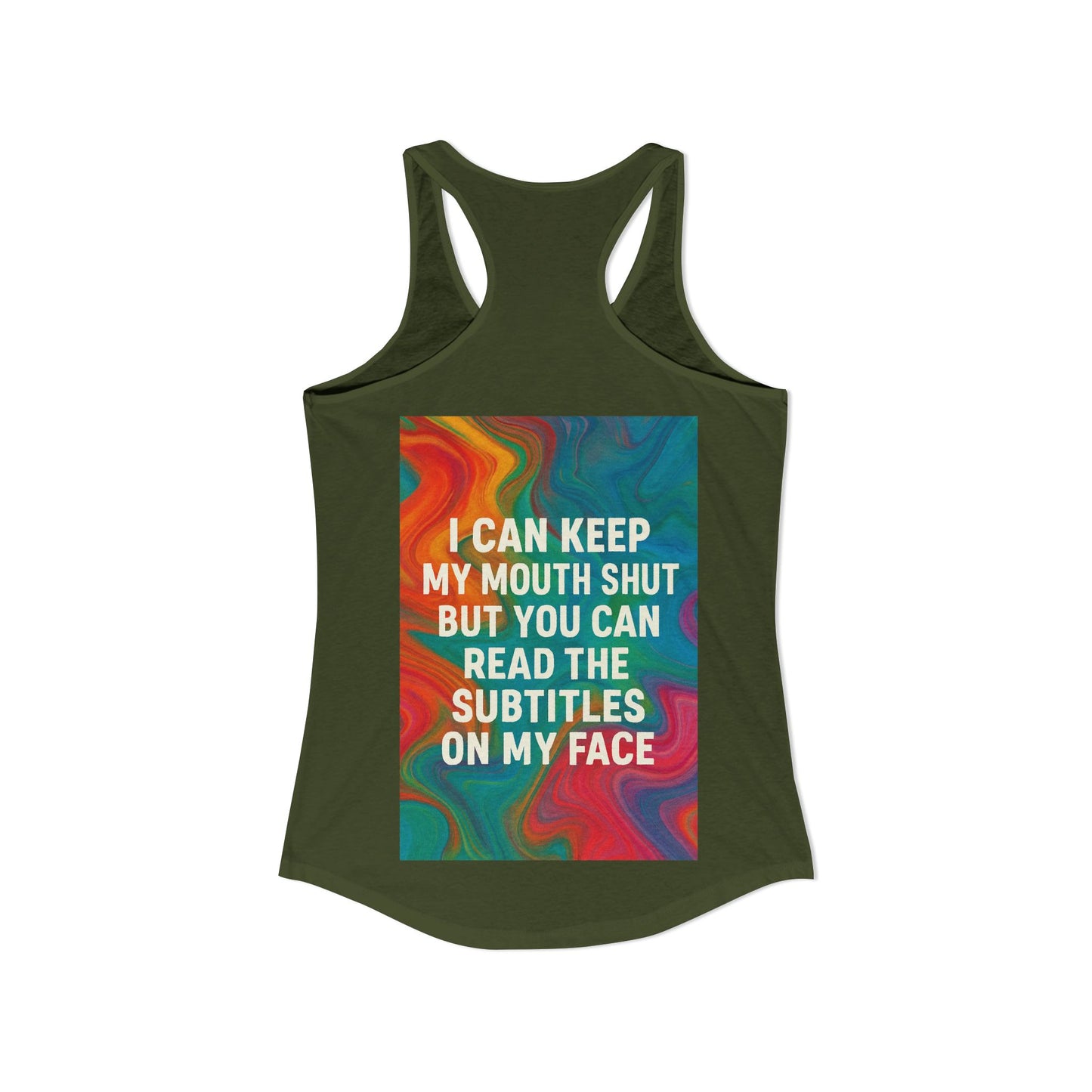Subtitles Women's Racerback Tank