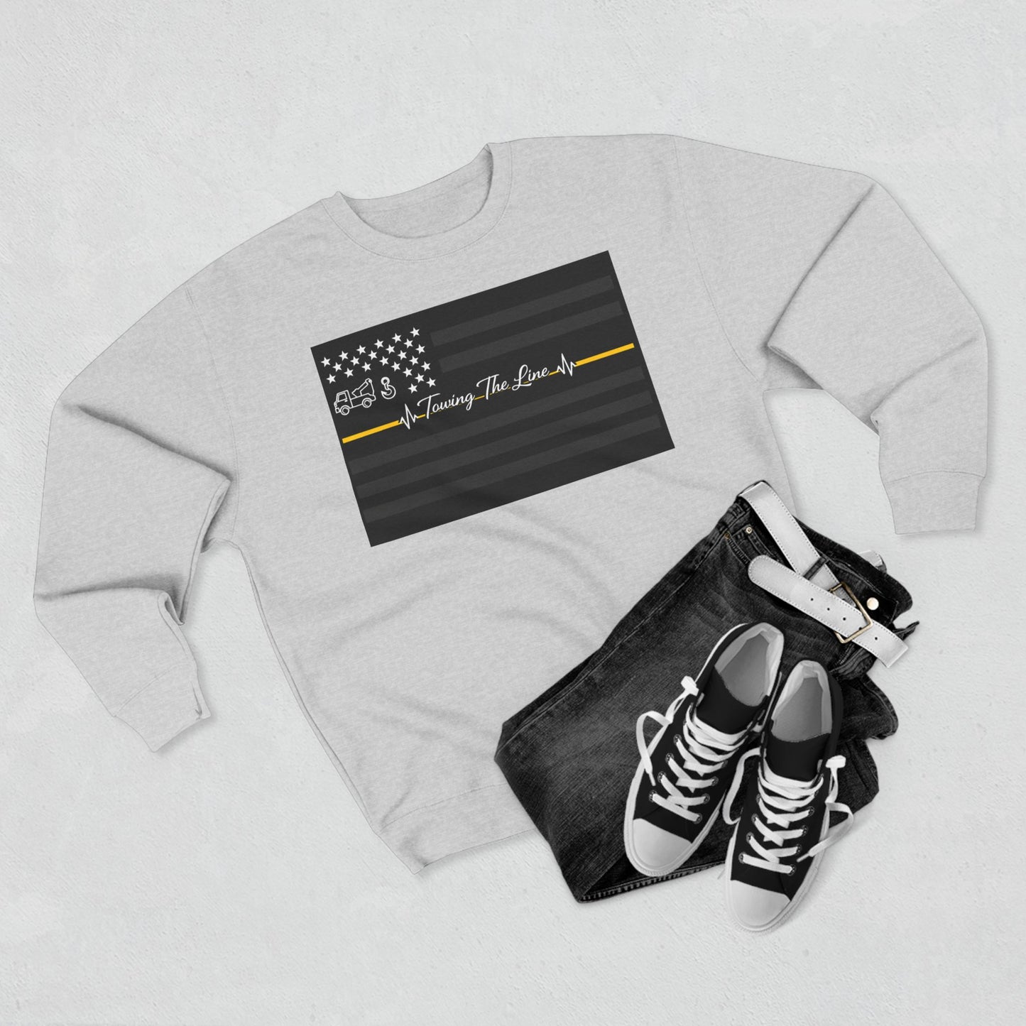 Thin Yellow Line Unisex Crewneck Sweatshirt