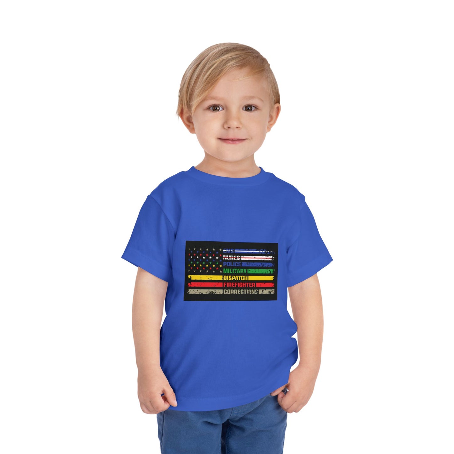 First Responder Toddler Unisex Short Sleeve Crewneck Tee