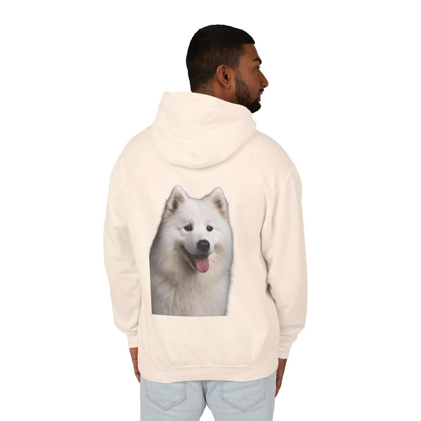 Samoyed Head Unisex Lightweight Hoodie
