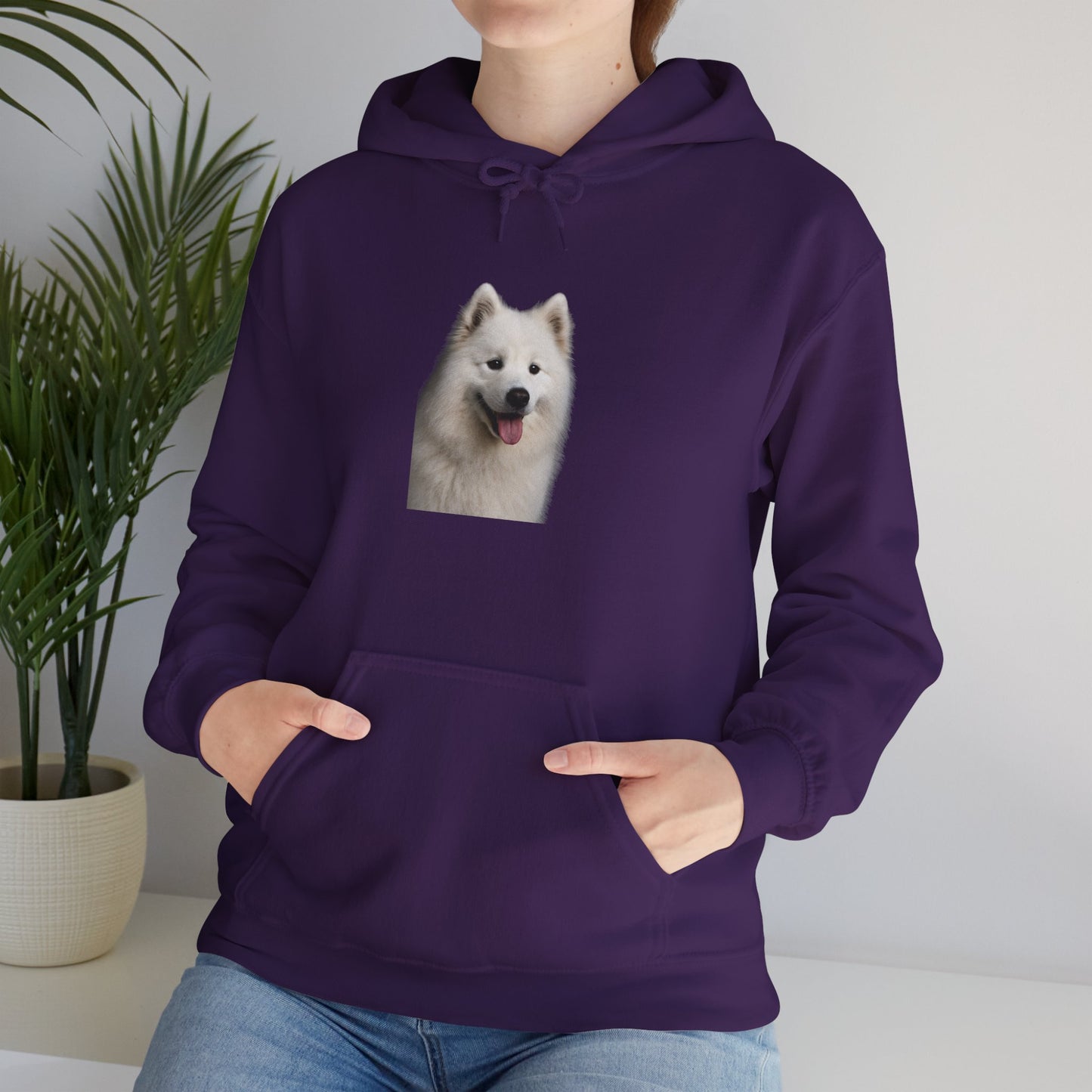 Samoyed Head Unisex Hoodie