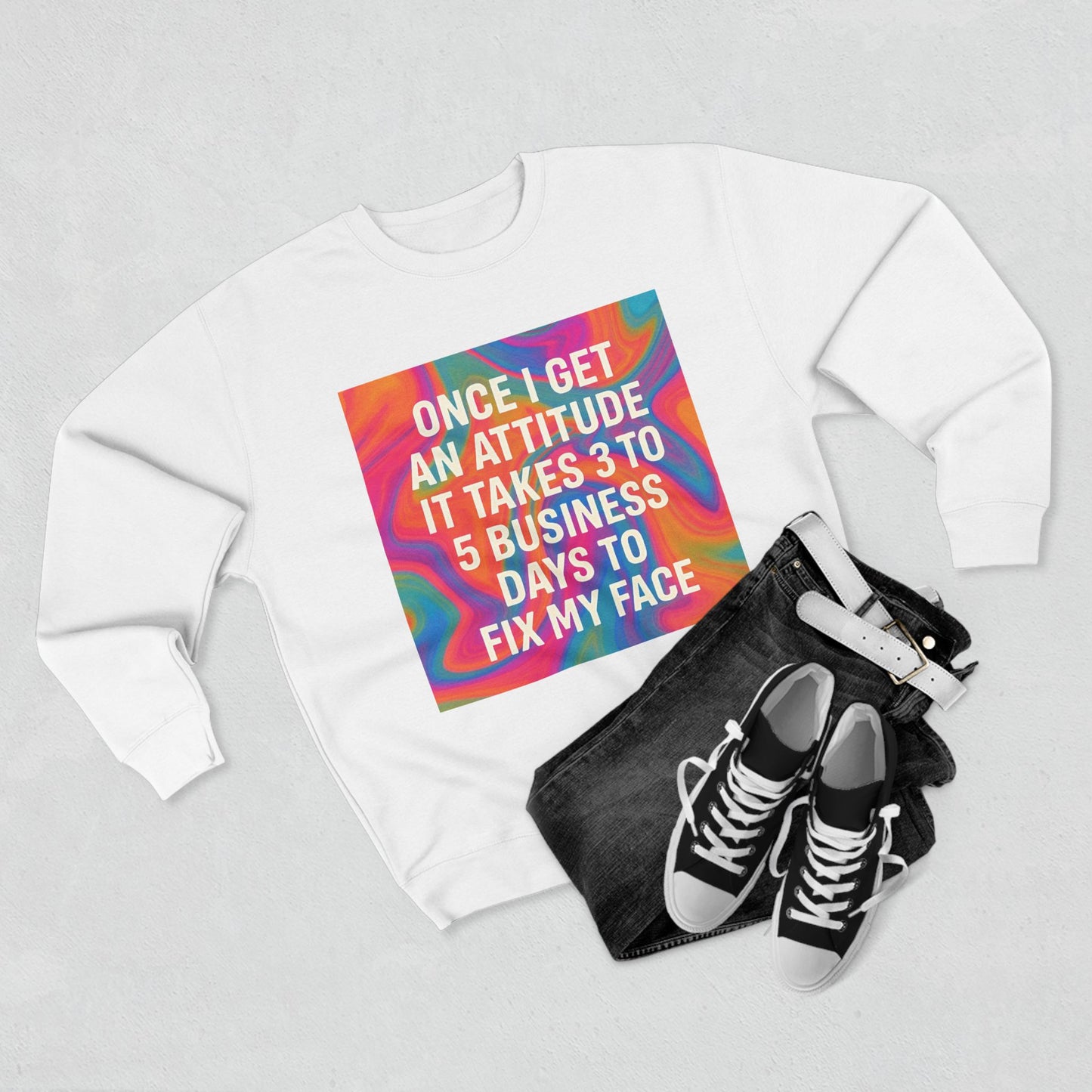 Fix My Face Unisex Crewneck Sweatshirt