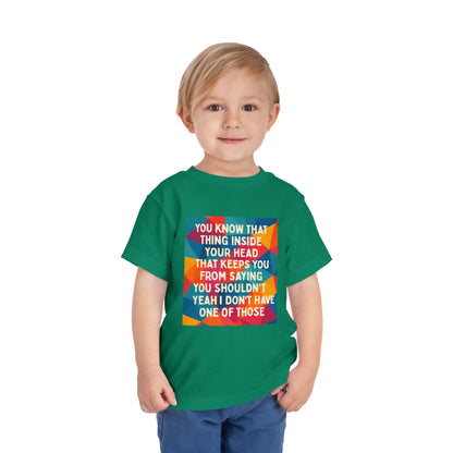 No Filter Toddler Unisex Short Sleeve Crewneck Tee