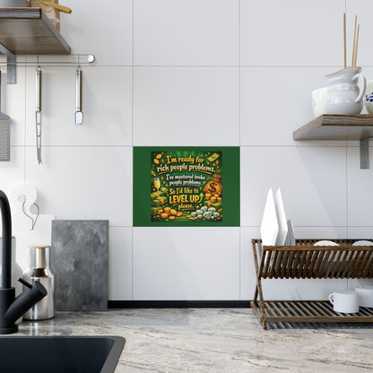 Level Up Ceramic Photo Tile
