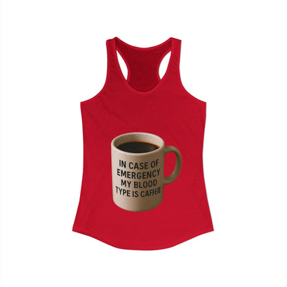 Blood Type Women's Racerback Tank