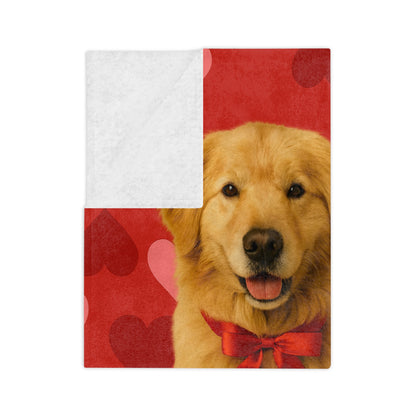 Cupid's Companion Golden Velveteen Microfiber Blanket