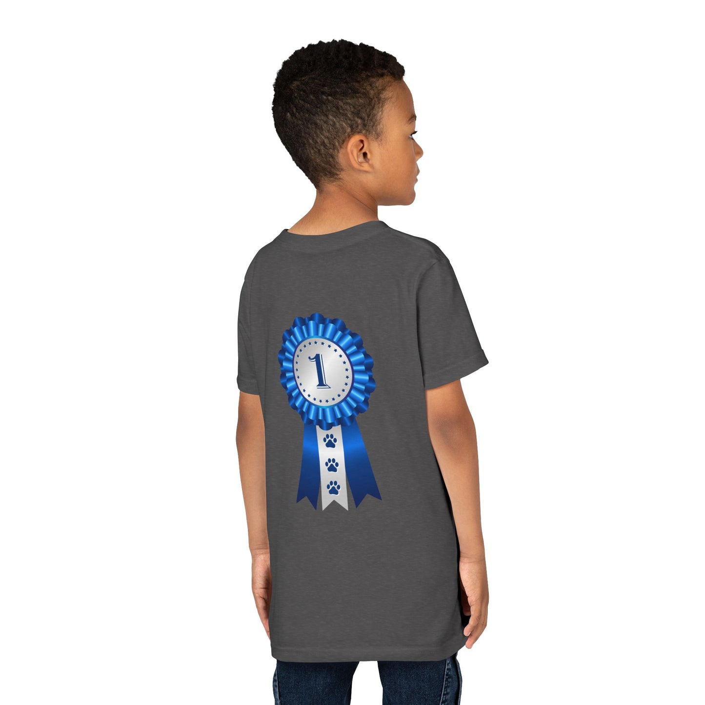 Show Ribbon Youth Unisex Short Sleeve Crewneck Tee