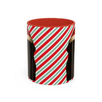 Santa Paws Newfie 2-Tone Coffee Mug