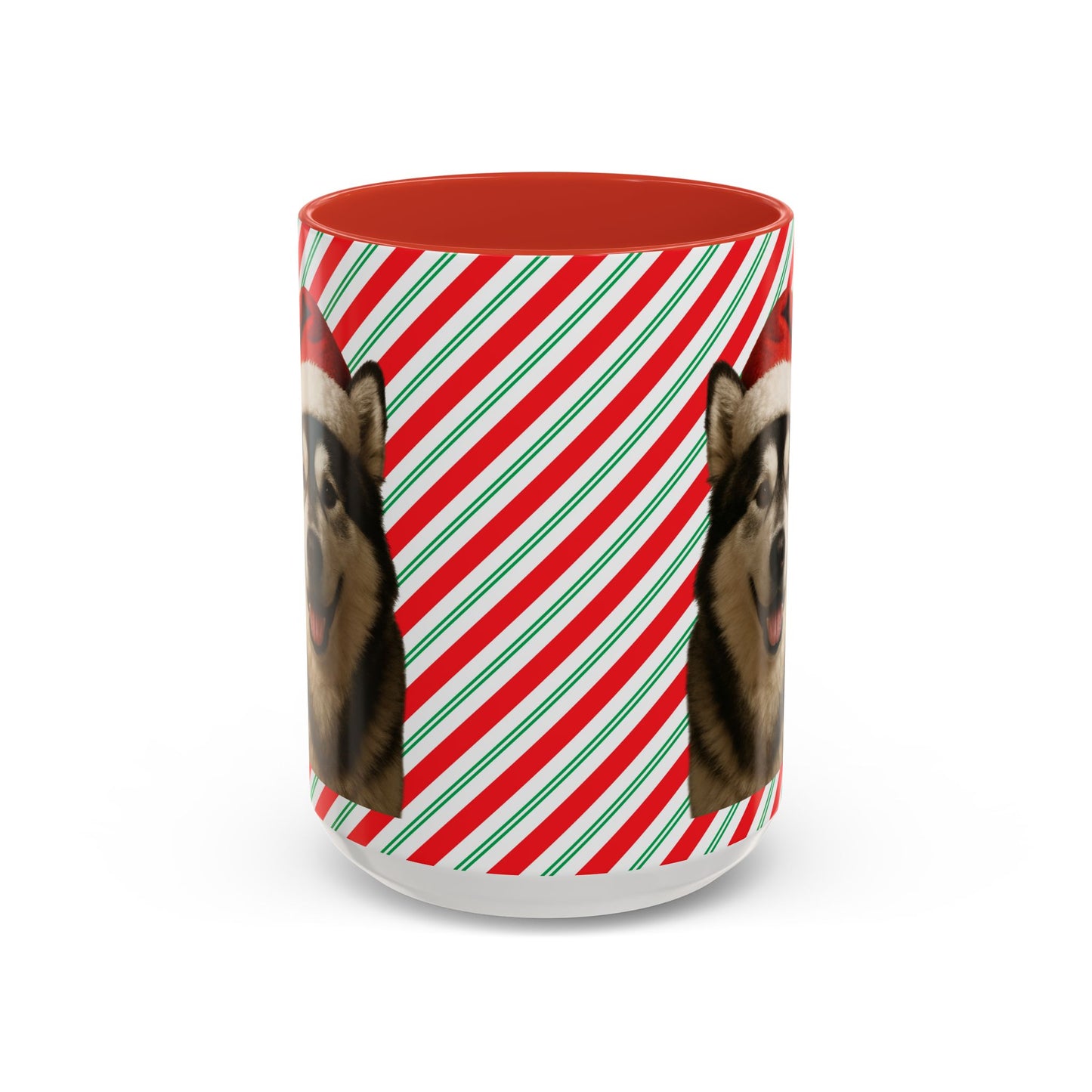 Santa Paws Malamute 2-Tone Coffee Mug