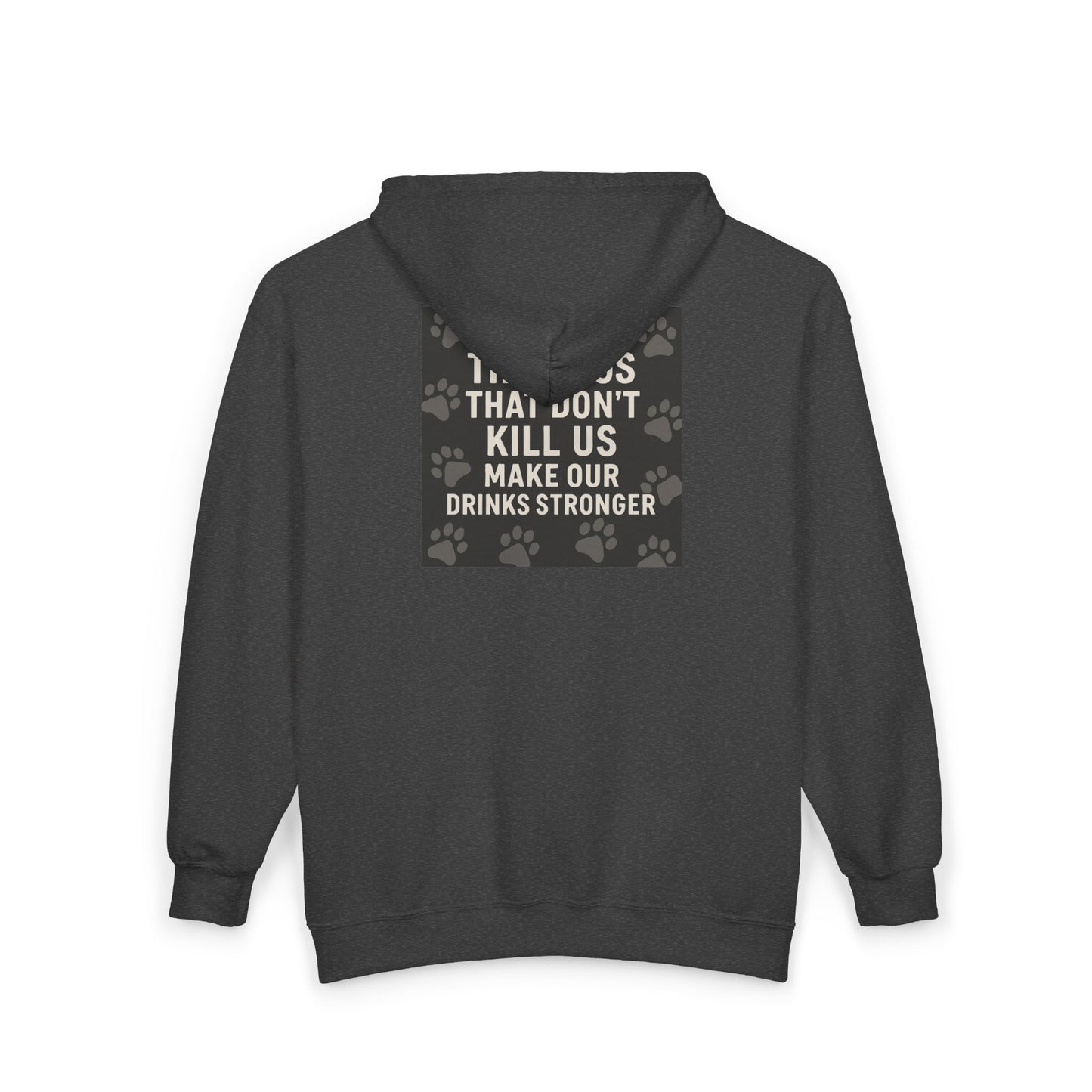 Drinks Stronger Unisex Full Zip Hoodie