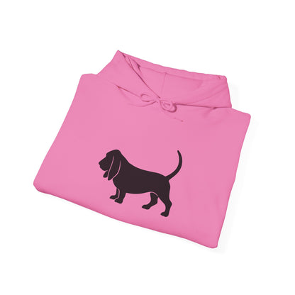 Basset Silhouette Unisex Hoodie