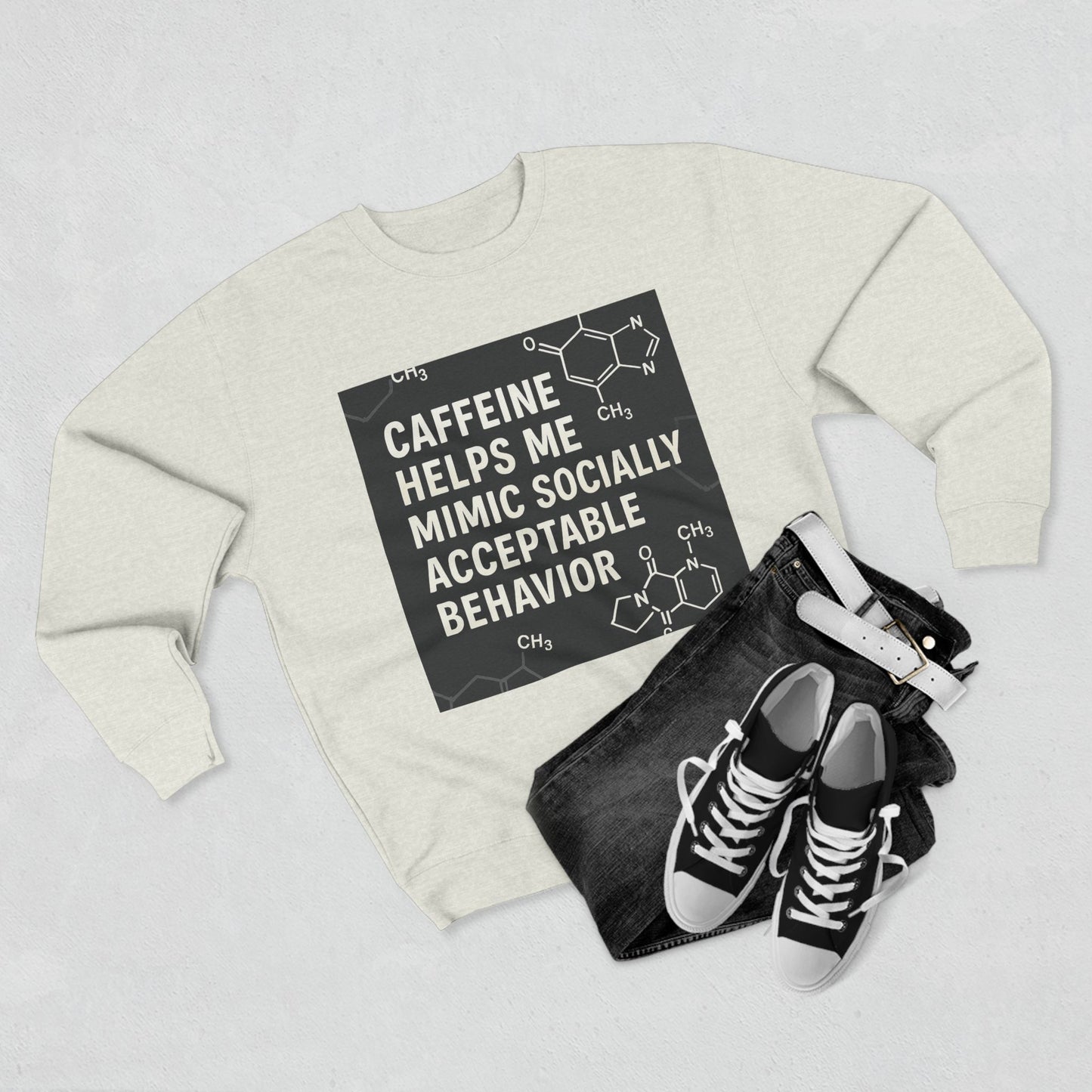 Socially Acceptable Unisex Crewneck Sweatshirt