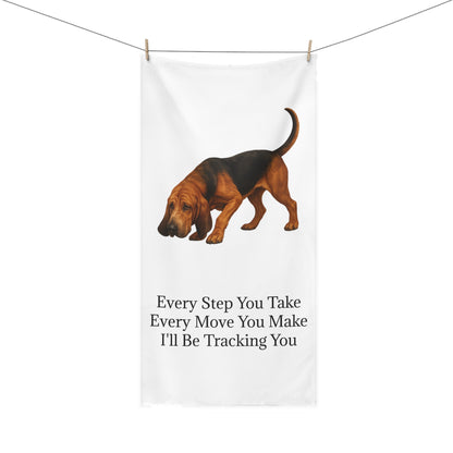 Tracking You Mink-Cotton  Beach Towel