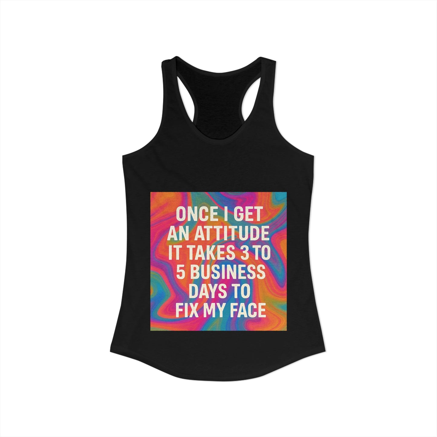 Fix My Face Women's Racerback Tank
