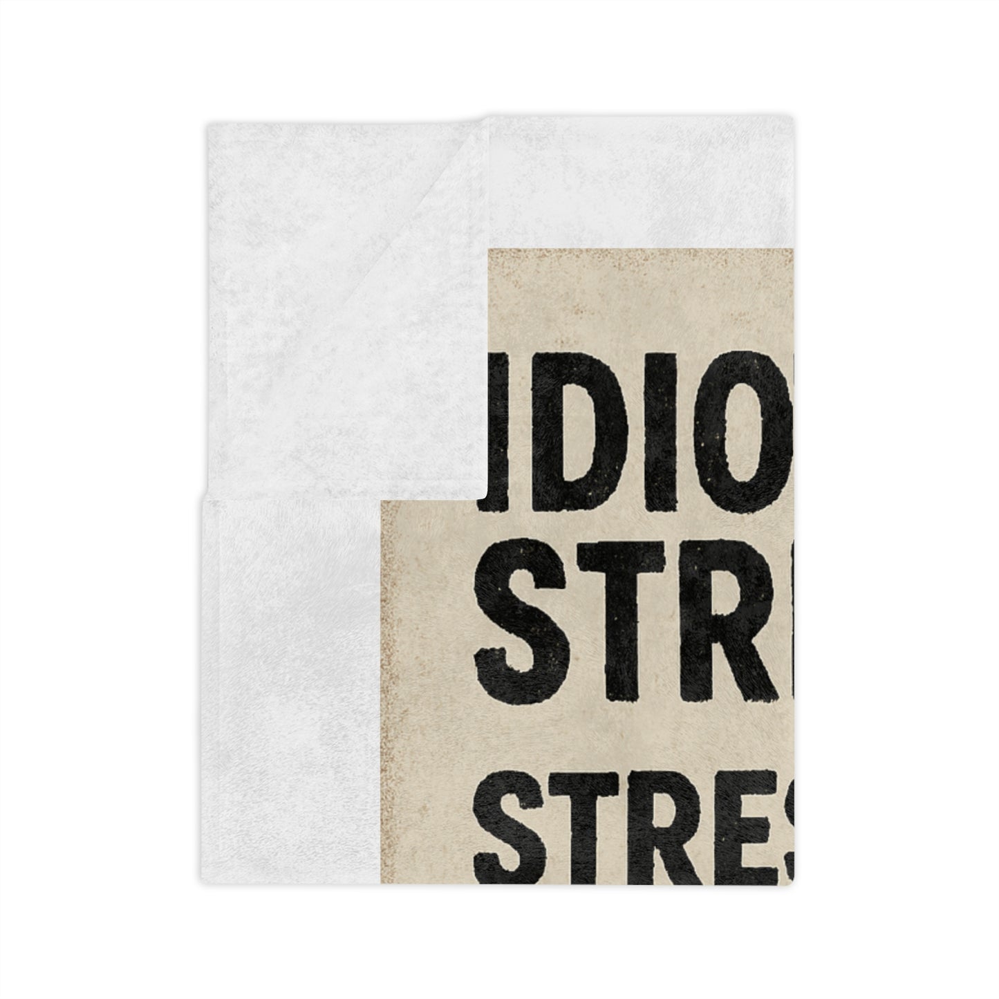 Stupid People Velveteen Microfiber Blanket