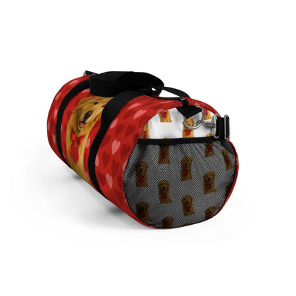 Cupid's Companion Golden Duffel Bag