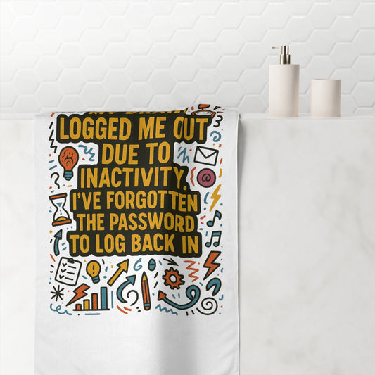 Logged Out Mink-Cotton  Beach Towel