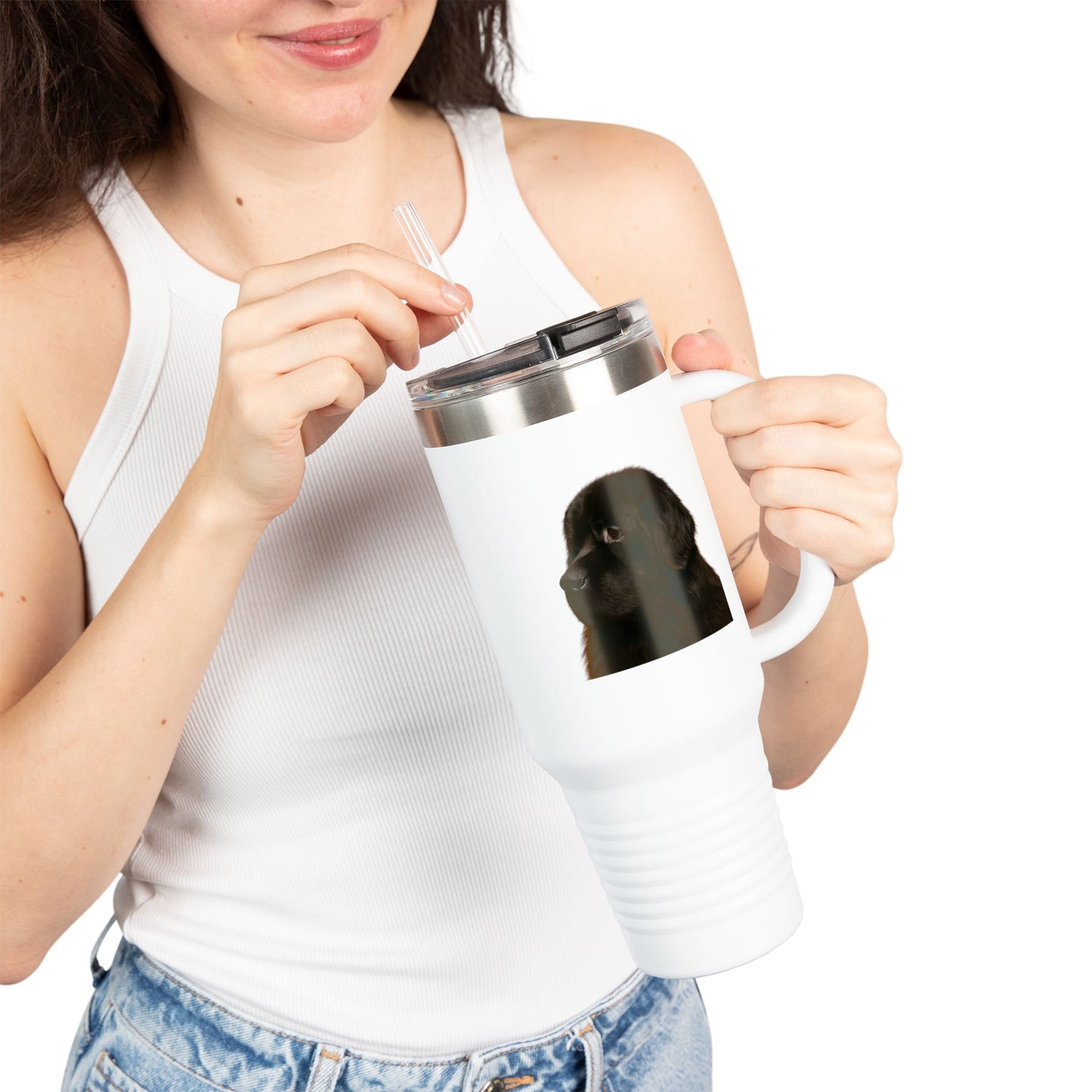Newfie Head Insulated Travel Mug
