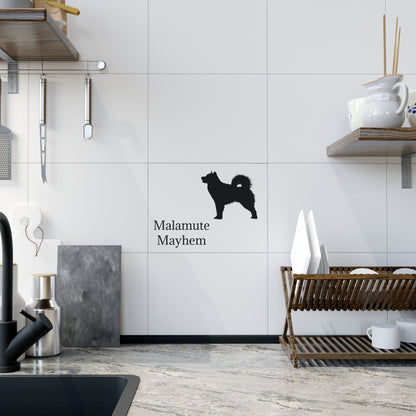 Malamute Mayhem Ceramic Photo Tile