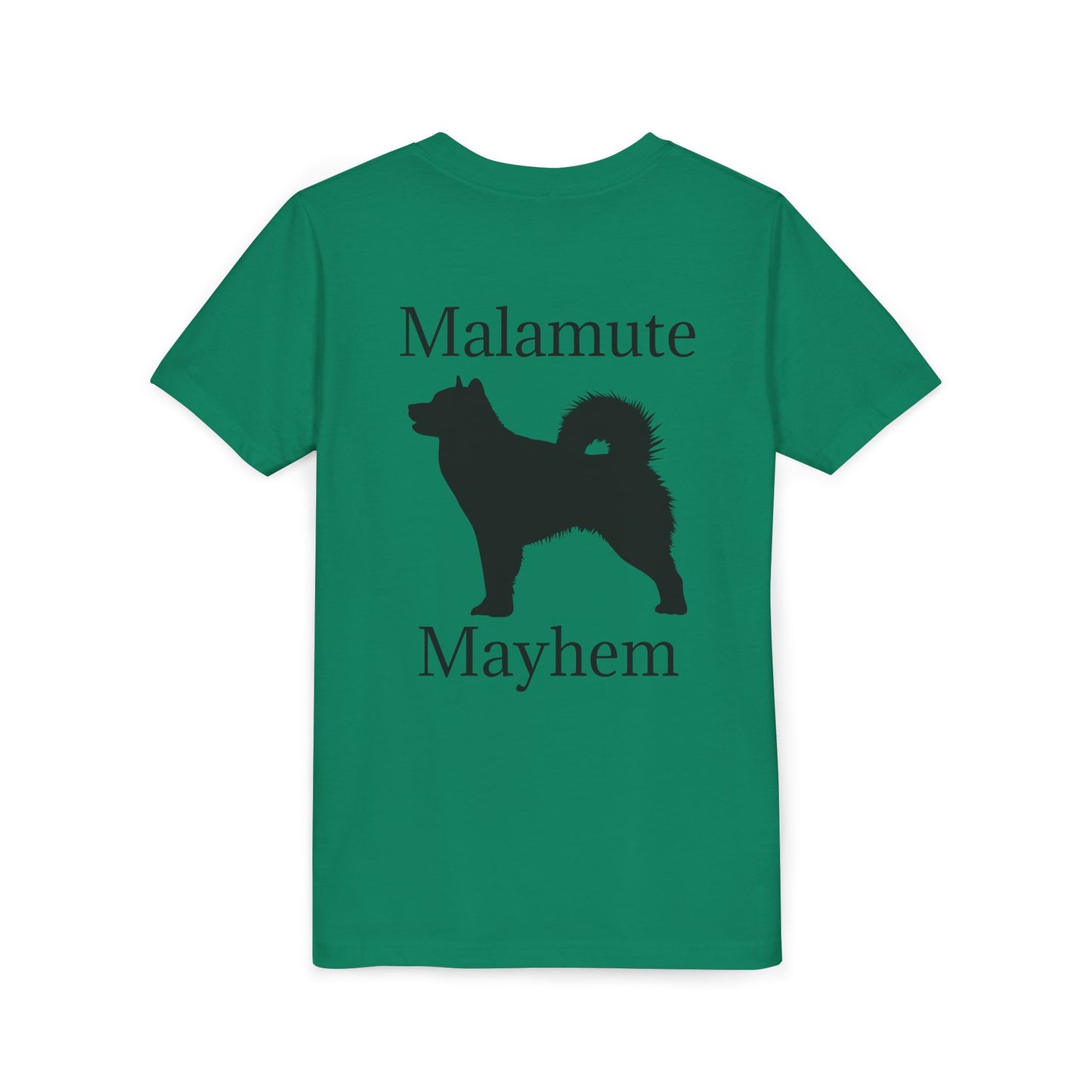 Malamute Mayhem Youth Unisex Short Sleeve Crewneck Tee
