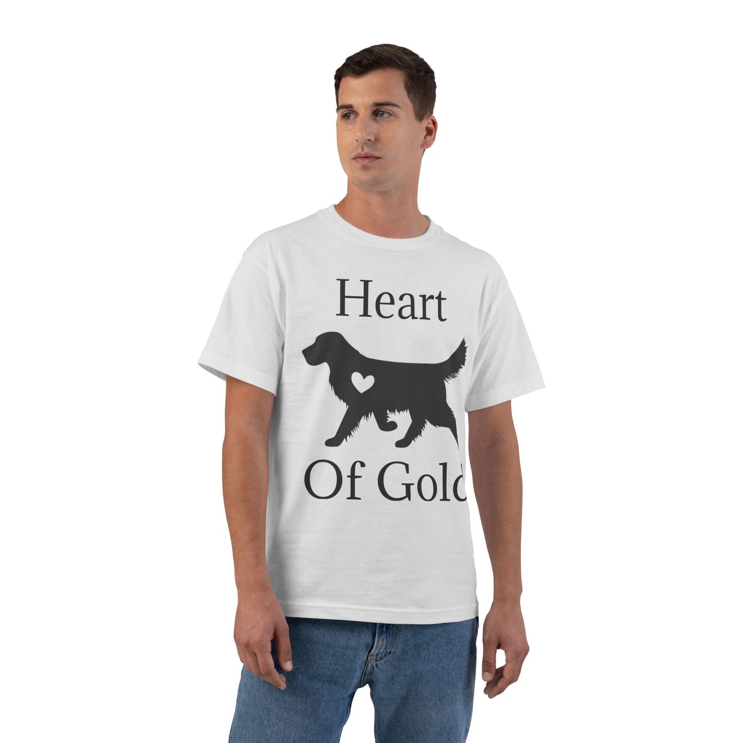 Heart Of Gold Men's Short-Sleeve Crewneck Tee