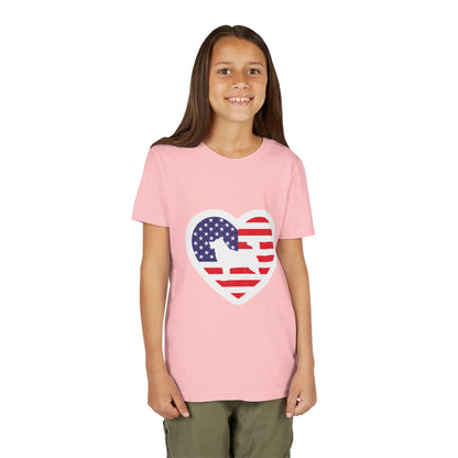Malamute Flag Youth Unisex Short Sleeve Crewneck Tee